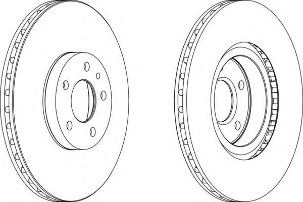 FERODO DDF156 Brake Disc